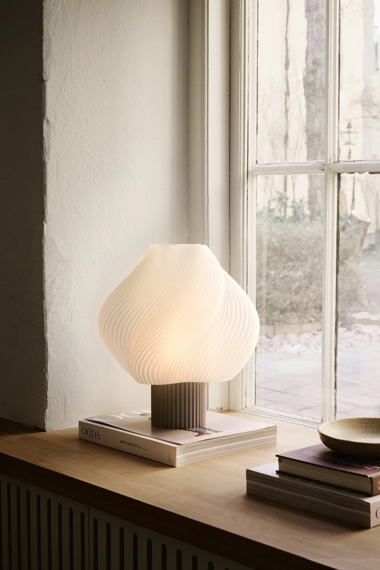 Soft Serve bordlampe, H34 cm - Mocha