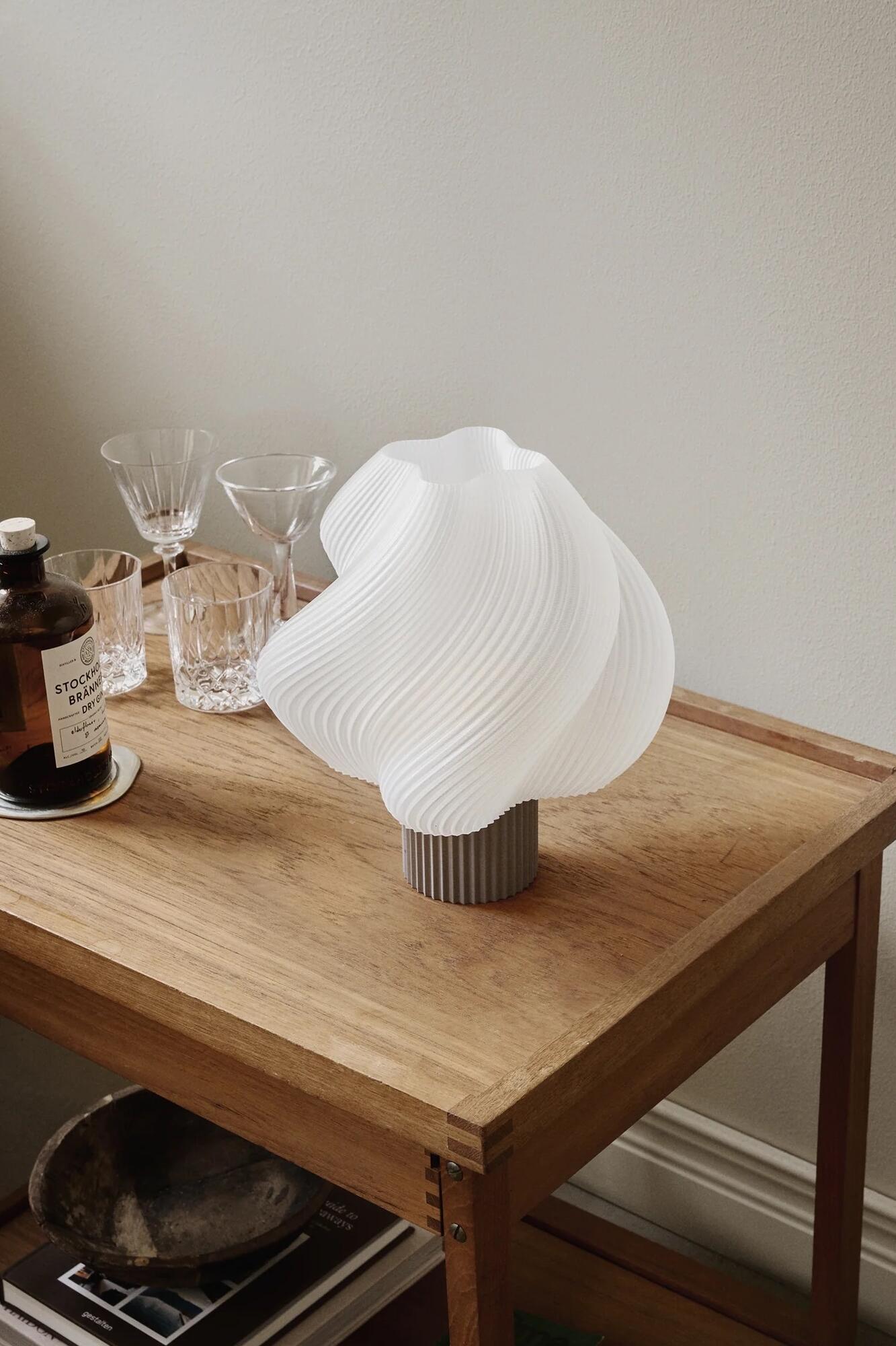 Soft Serve bordlampe, H26 cm - Mocha