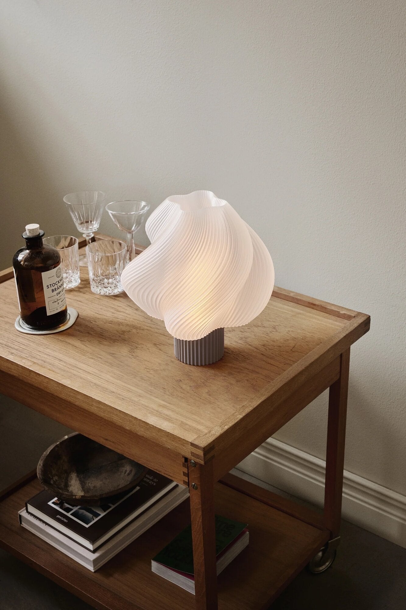 Soft Serve bordlampe, H26 cm - Mocha