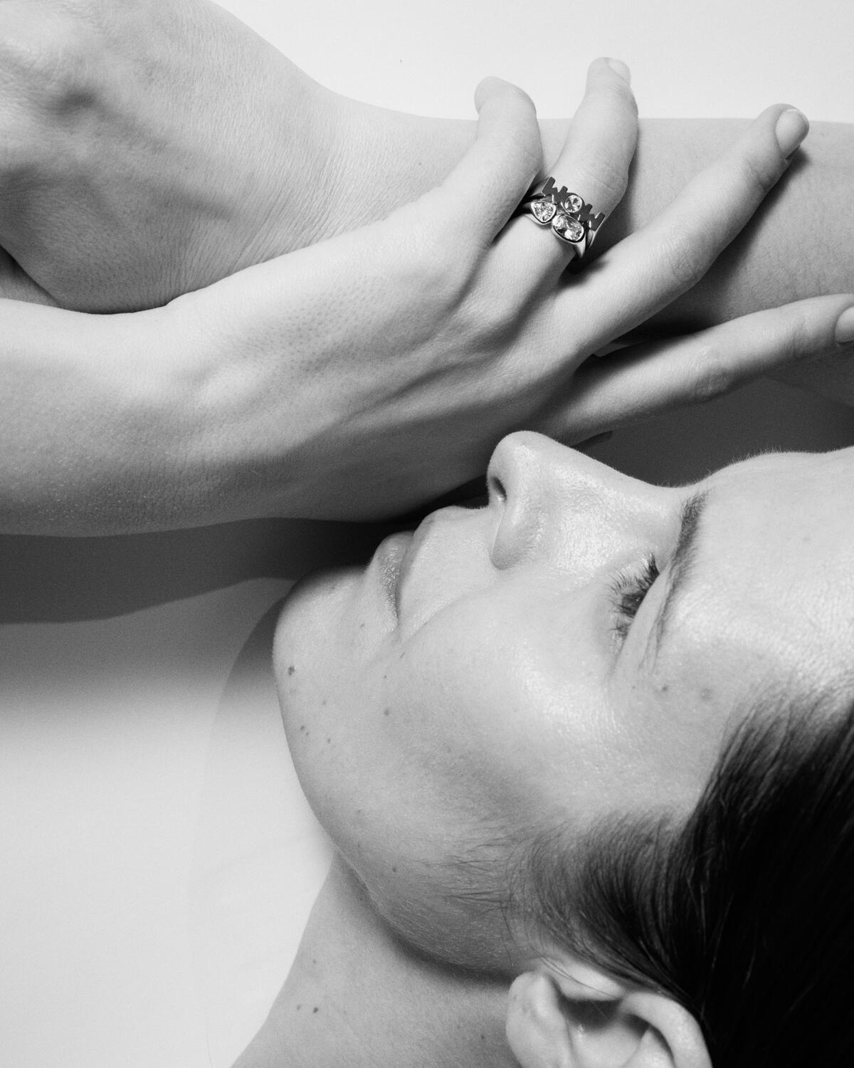 Us Three Signet ring - forgyldt