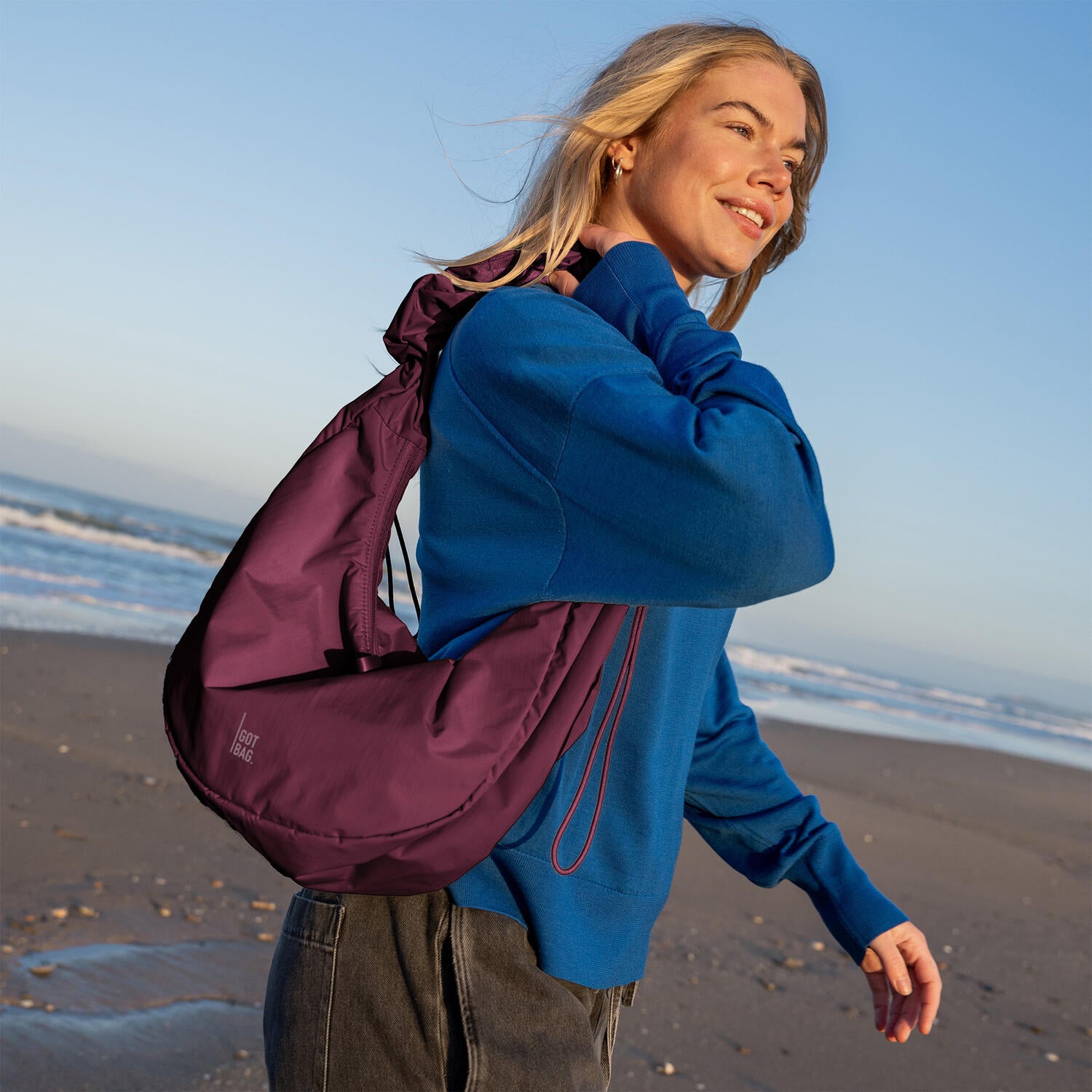 Moon Bag Ruffle - Kraken