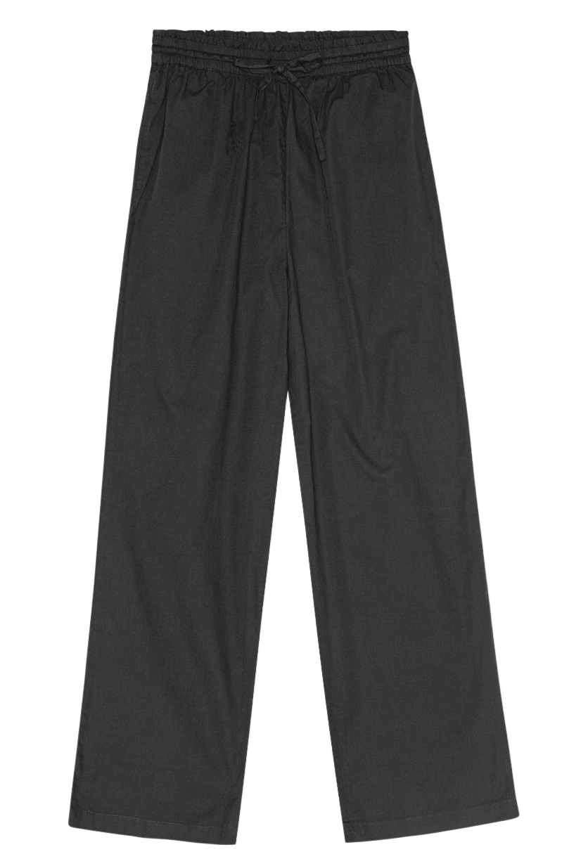 Moon Poplin løse bukser - Moonless Night