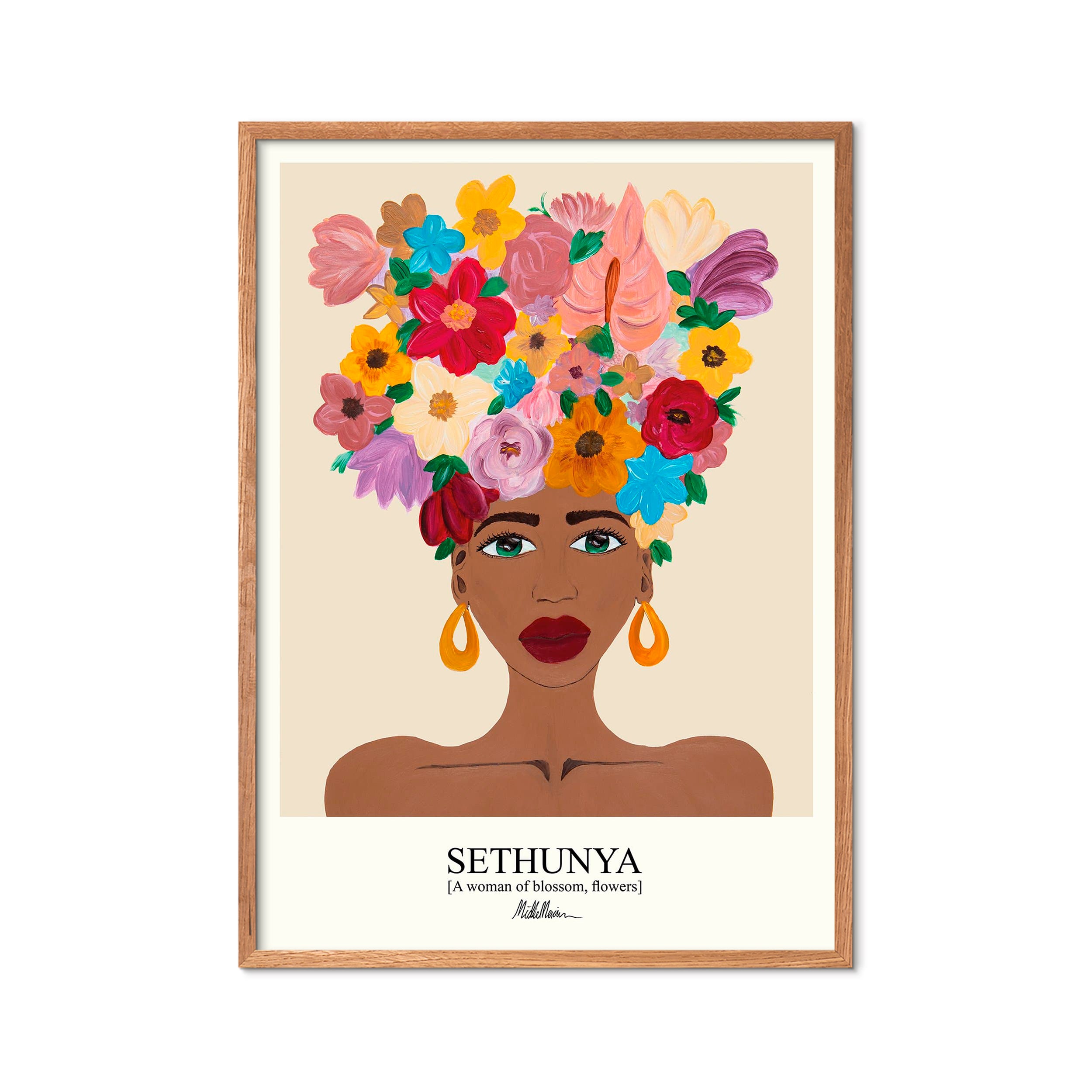 Morais Artworks Sethunya plakat - Warm