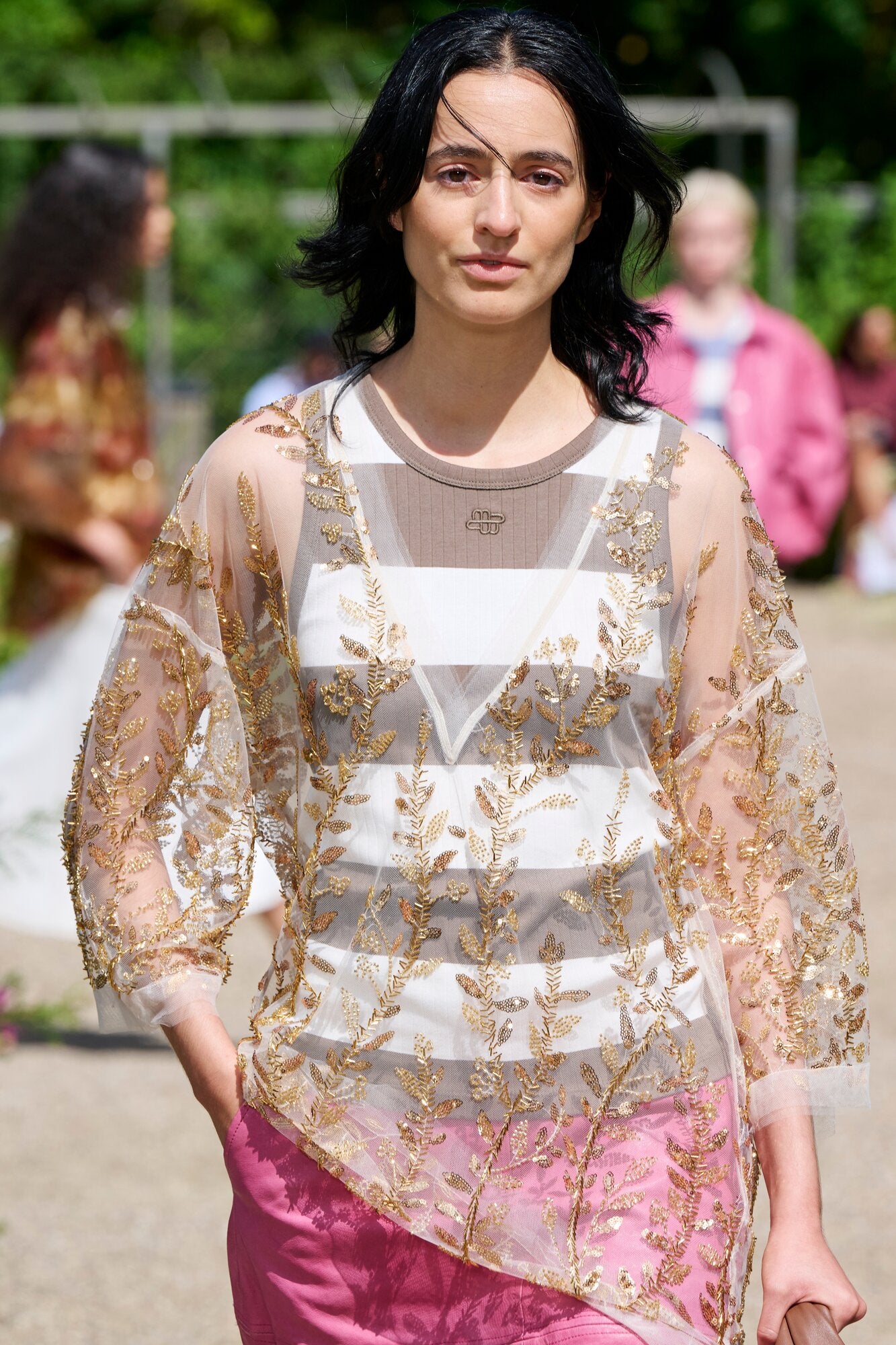 Babur top - guldfarvet