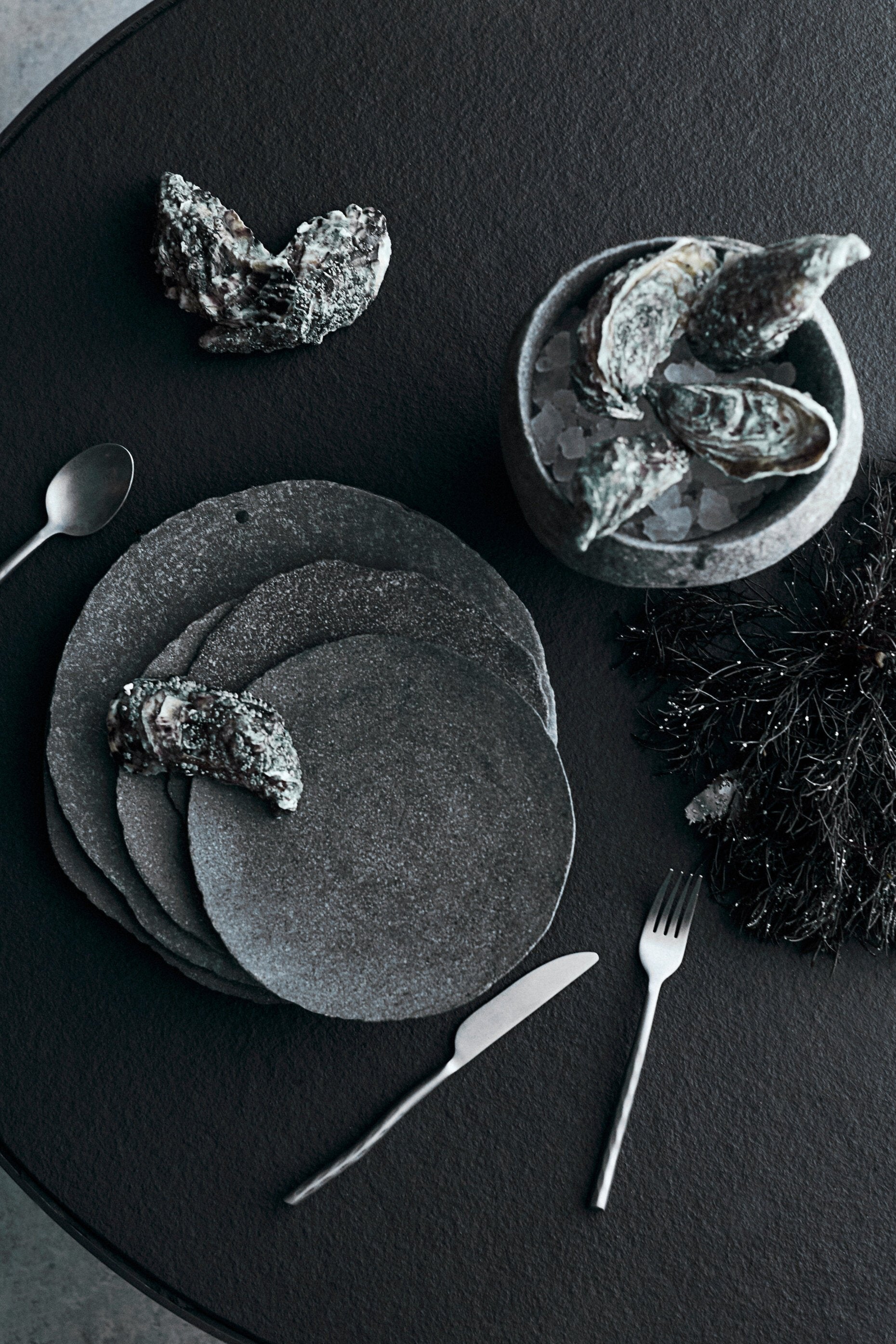 Valley tallerken, Grå/Natur - Ø28 cm.