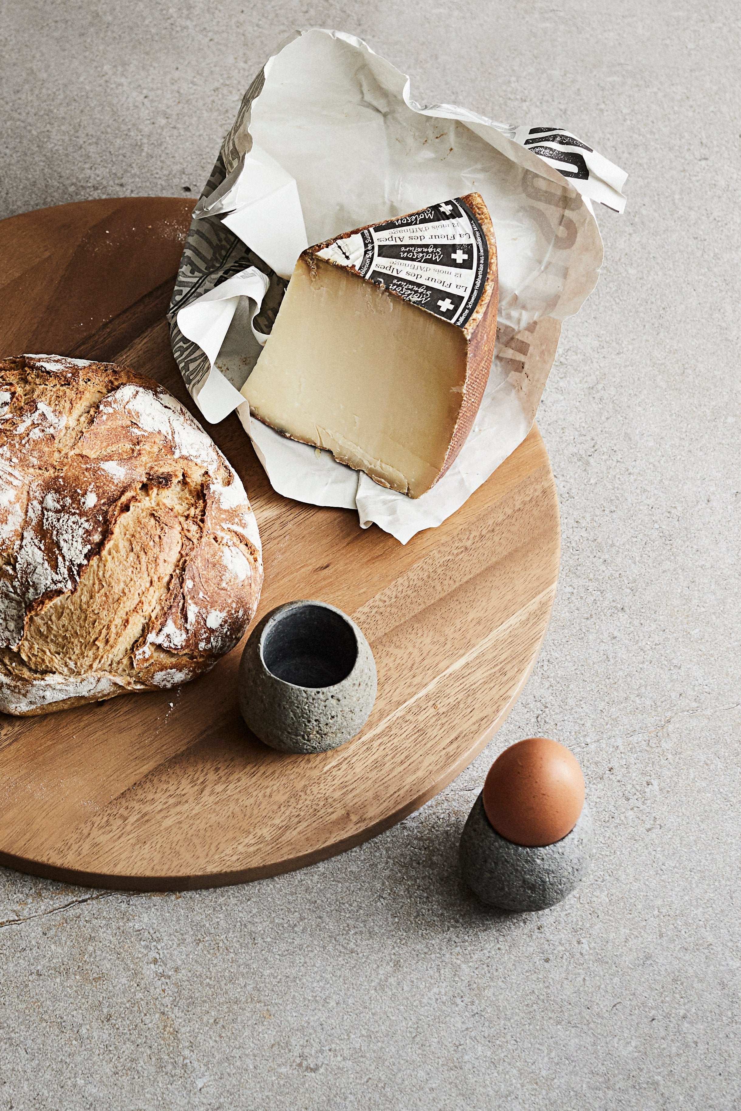 Valley æggebæger - Grå/Natur
