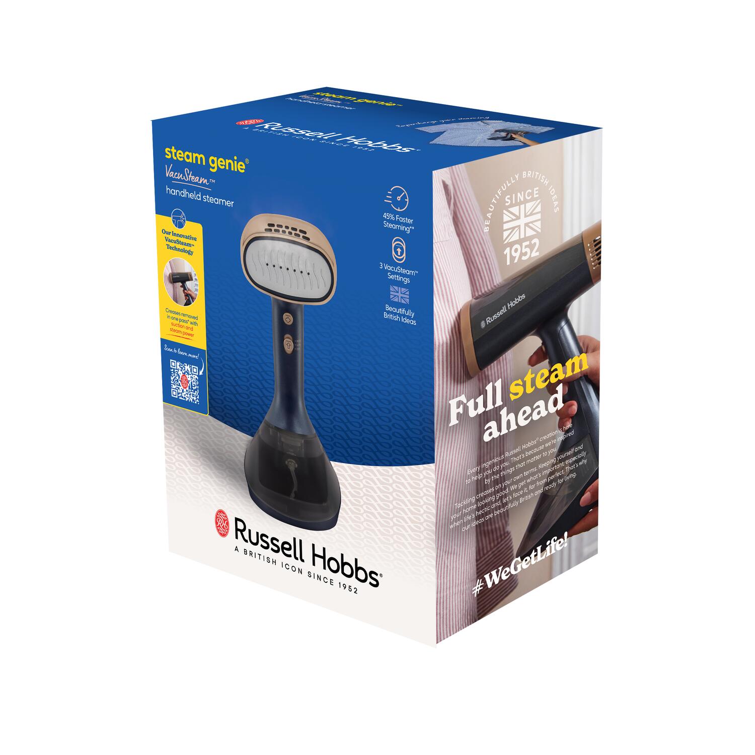 Steam Genie VacuSteam steamer - blå