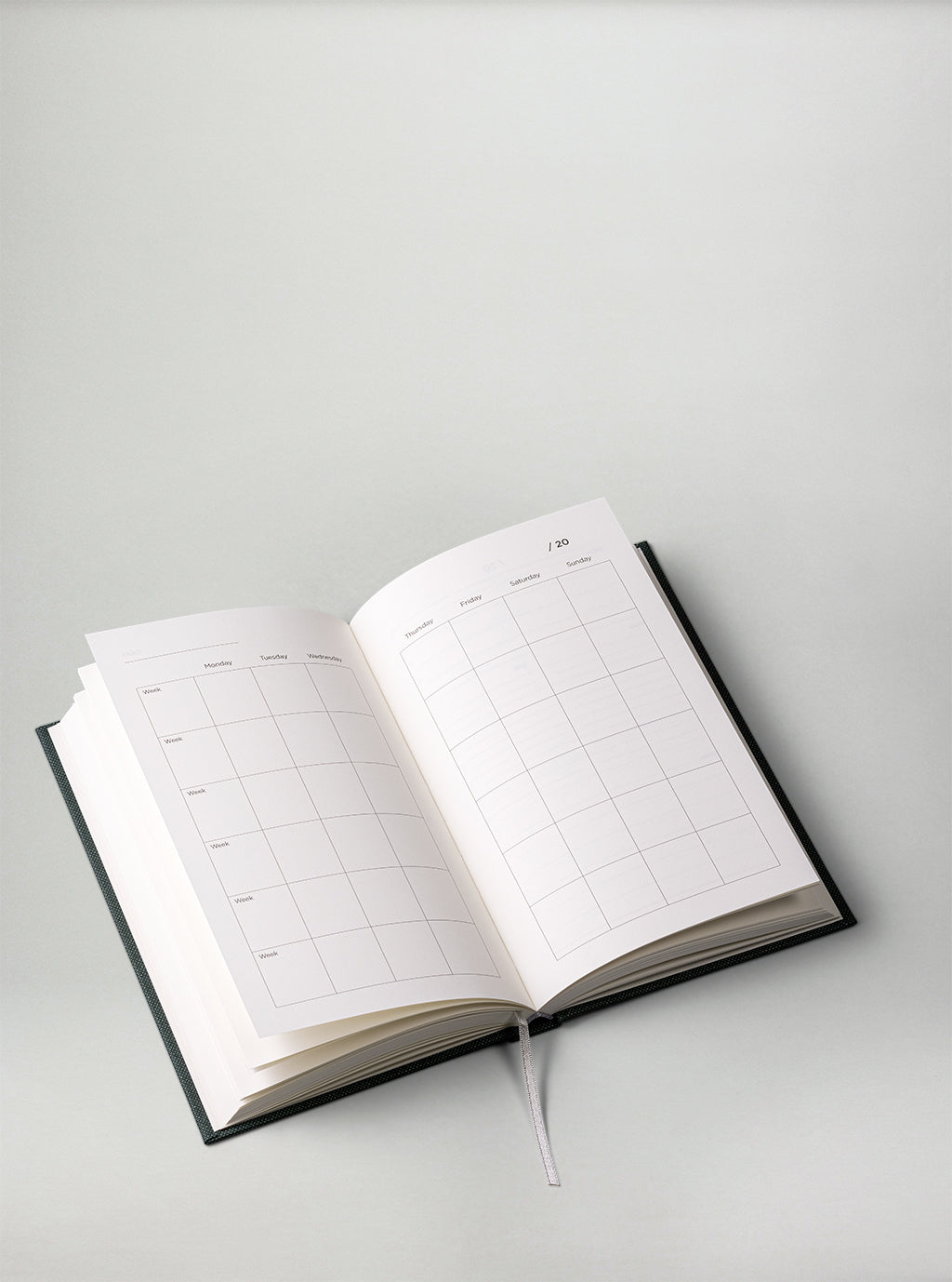 Yearly Planner - Moss Green