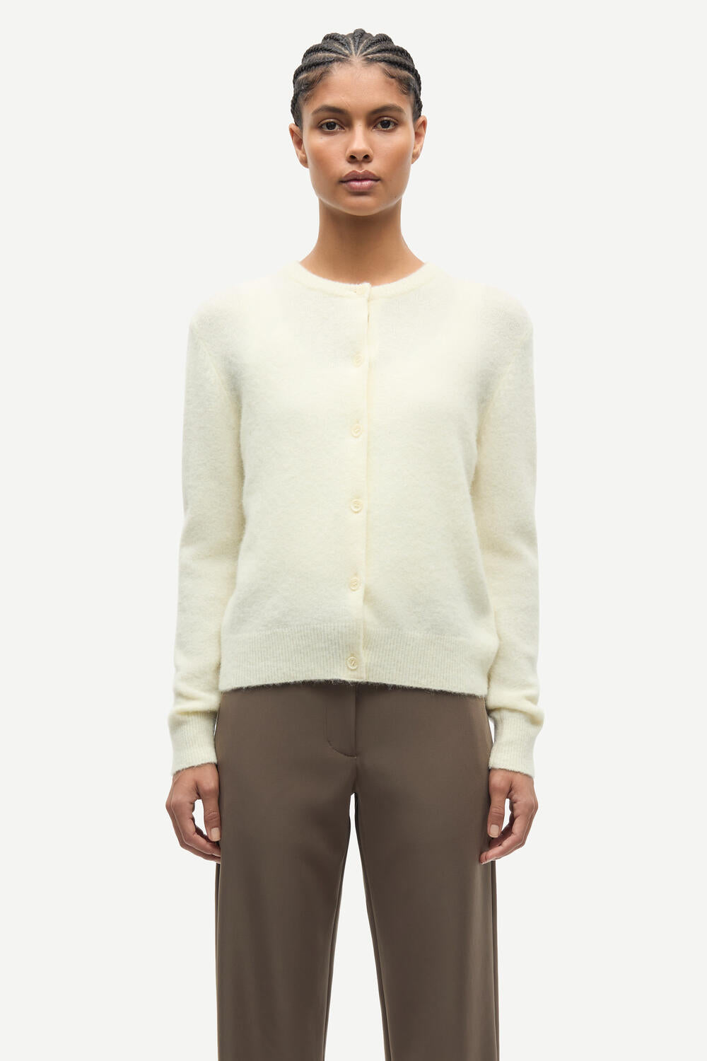 Nor Short cardigan - Ethereal Green