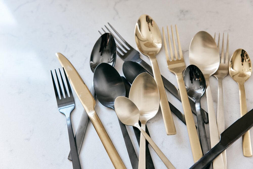 Bestiksæt, 16 dele - Black Shiny/Matt Finish