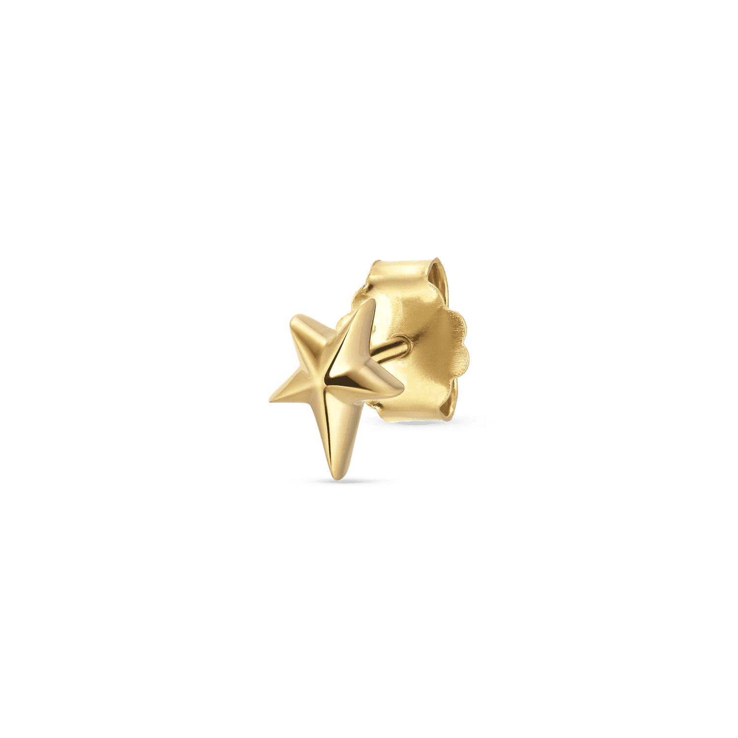 Night Star ørestik - forgyldt