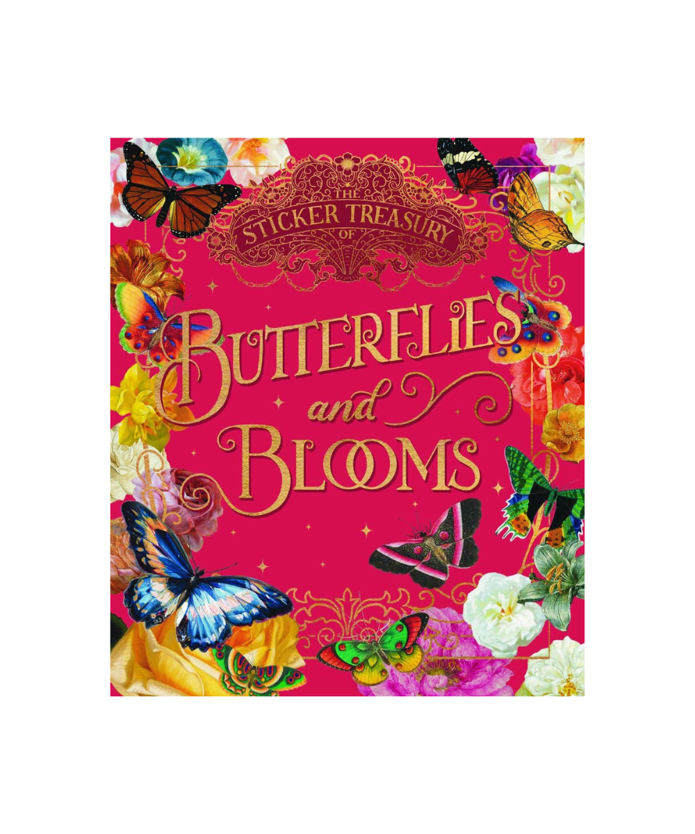 Blooms and Butterflies klistermærkebog
