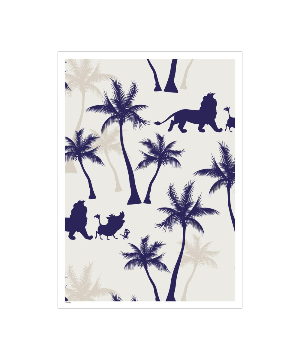 Disney The Lion King Blue Palms plakat - A5
