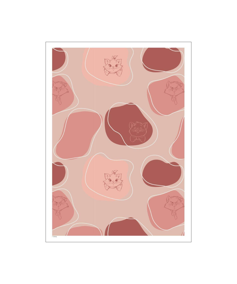 Disney Aristocats Pink & Red plakat - A5