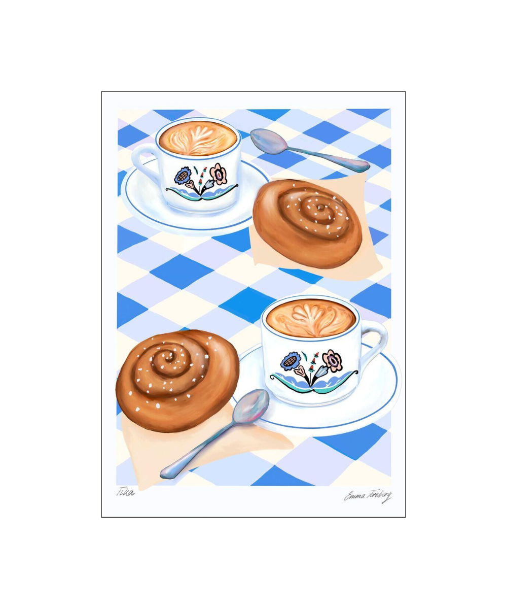 Emma Forsberg Fika plakat - A5