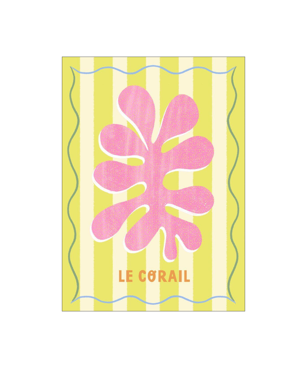 Melissa Donne Le Corail Lemon/Cream plakat - A5