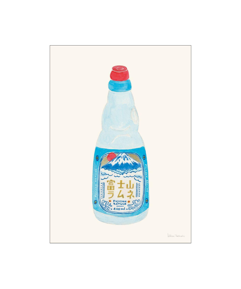 The Poster Club x Melina Pecharki Fujisan Ramune plakat