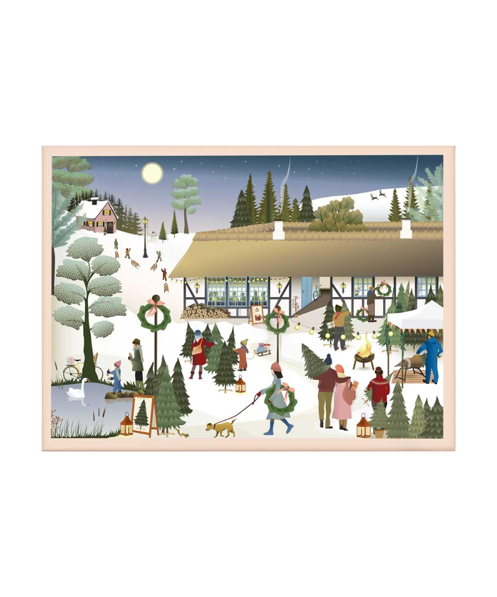 Christmas tree farm puslespil - 1000 brikker