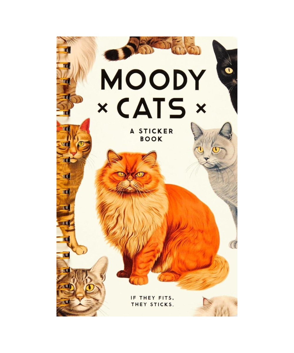 Moody Cats klistermærkebog