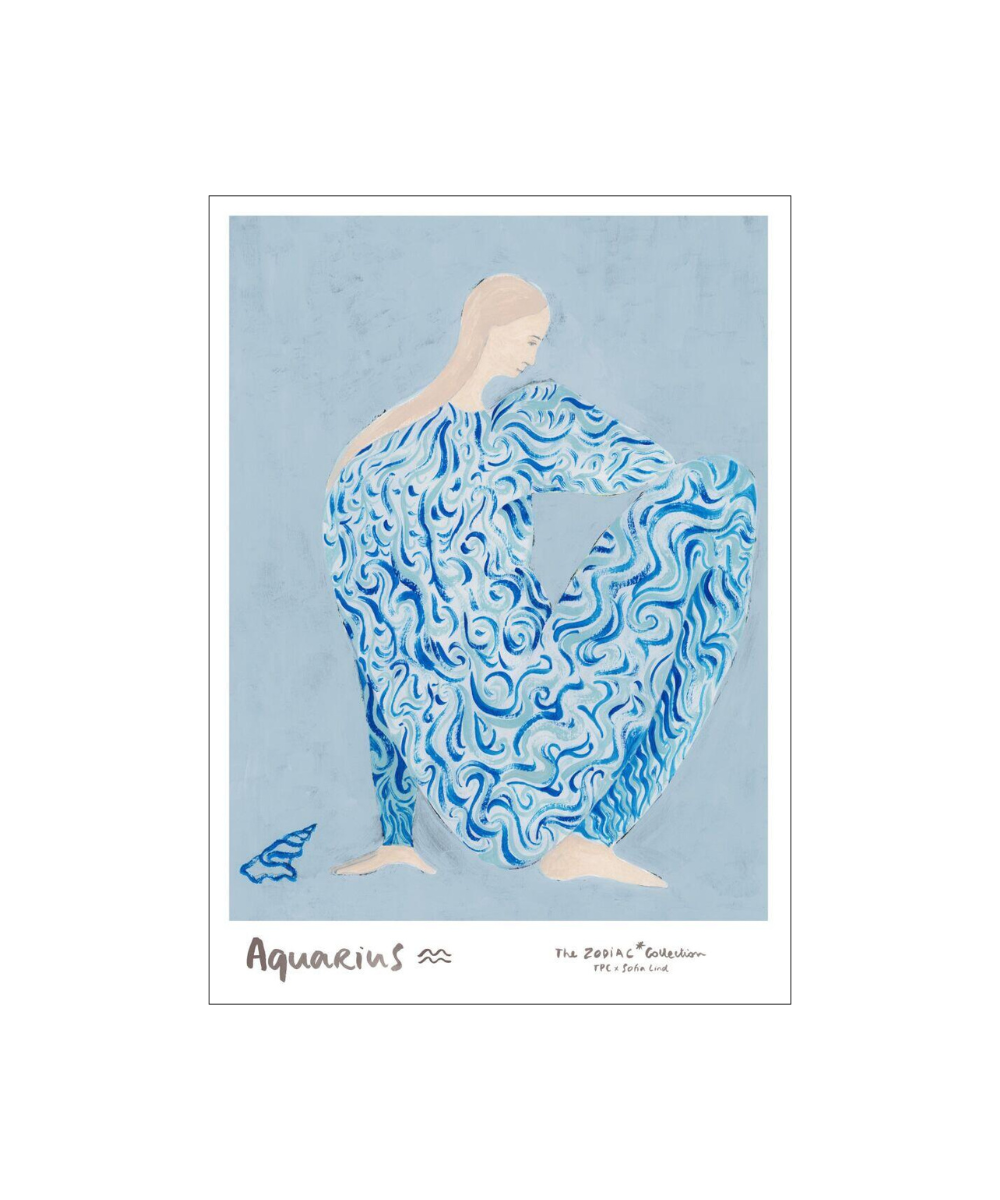 The Poster Club x Sofia Lind Aquarius plakat - 30x40 cm