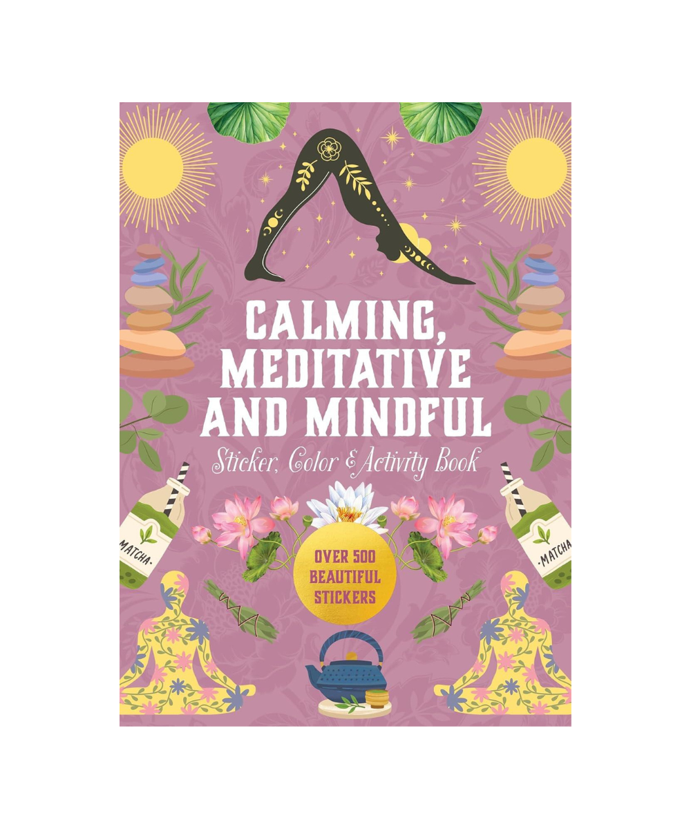 Calming, Meditative and Mindful klistermærke- og malebog