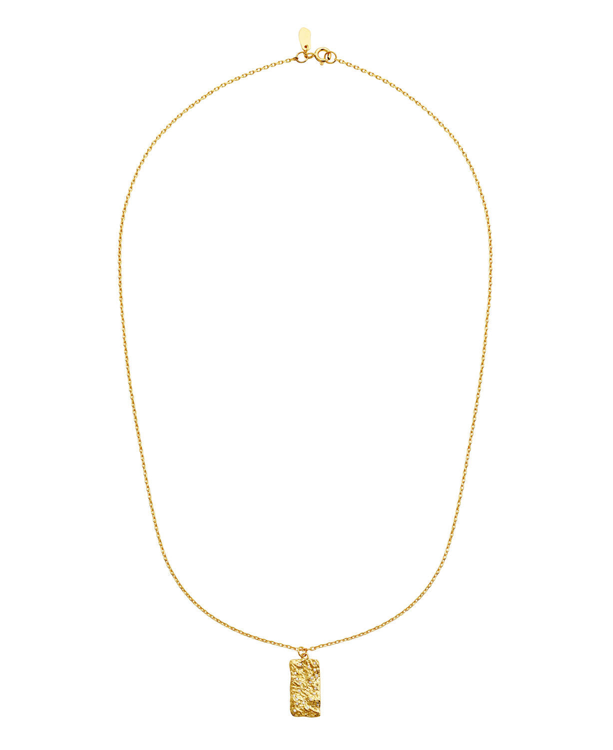 Notabene halskæde - forgyldt