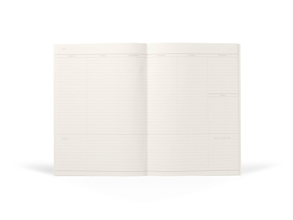 MILO Weekly Planner bog - Light Gray
