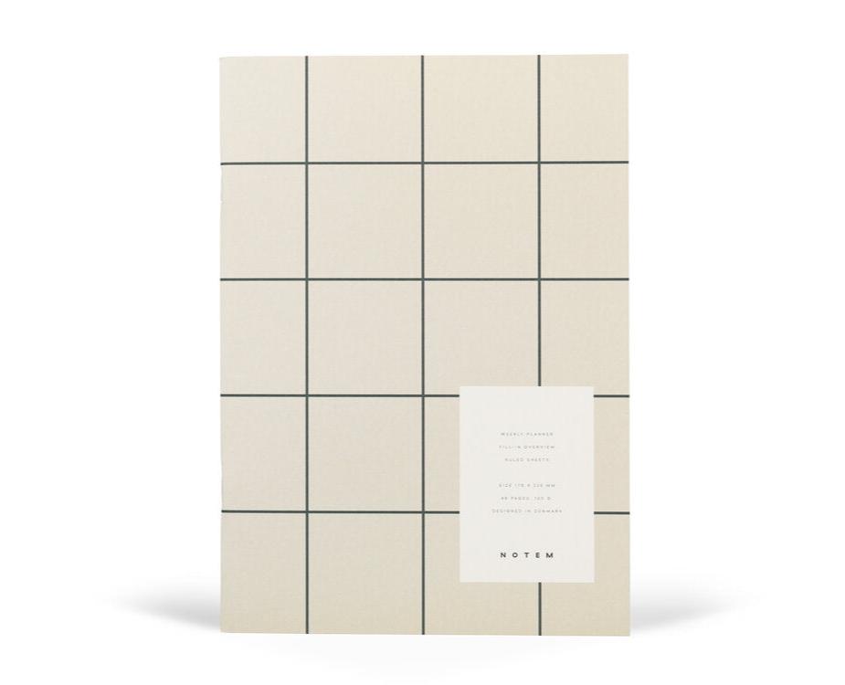 MILO Weekly Planner bog - Light Gray