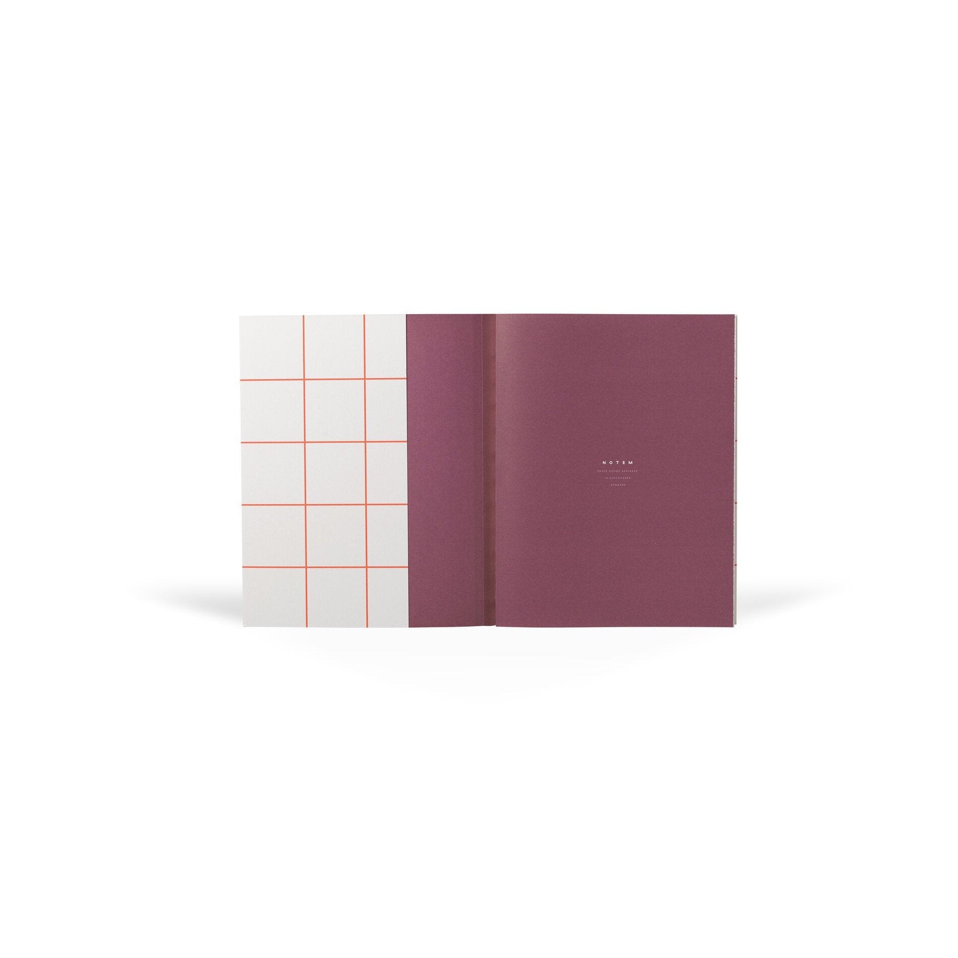 UMA Flat Lay notesbog, large - Light Gray