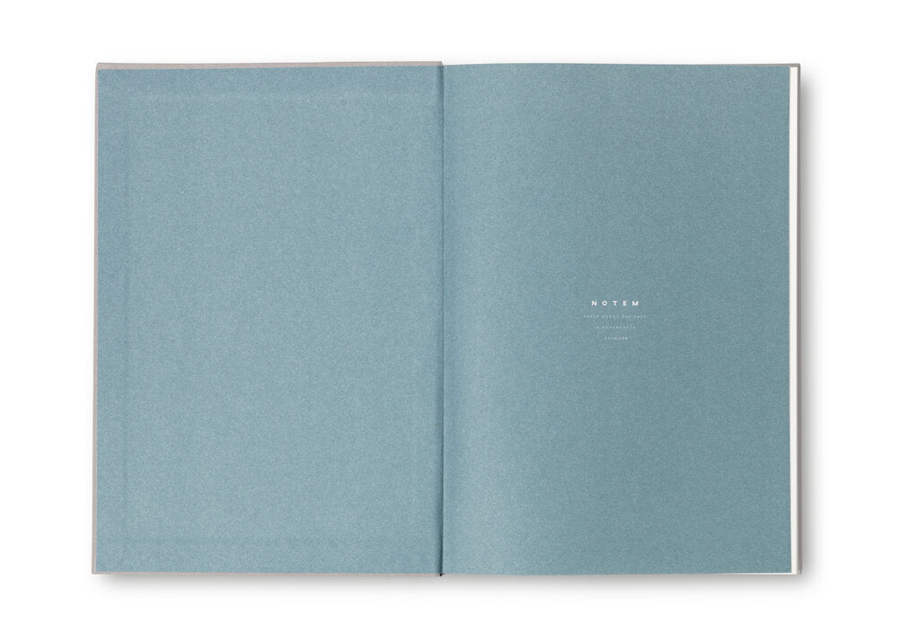 BEA notesbog m. elastisk bånd - Light Gray