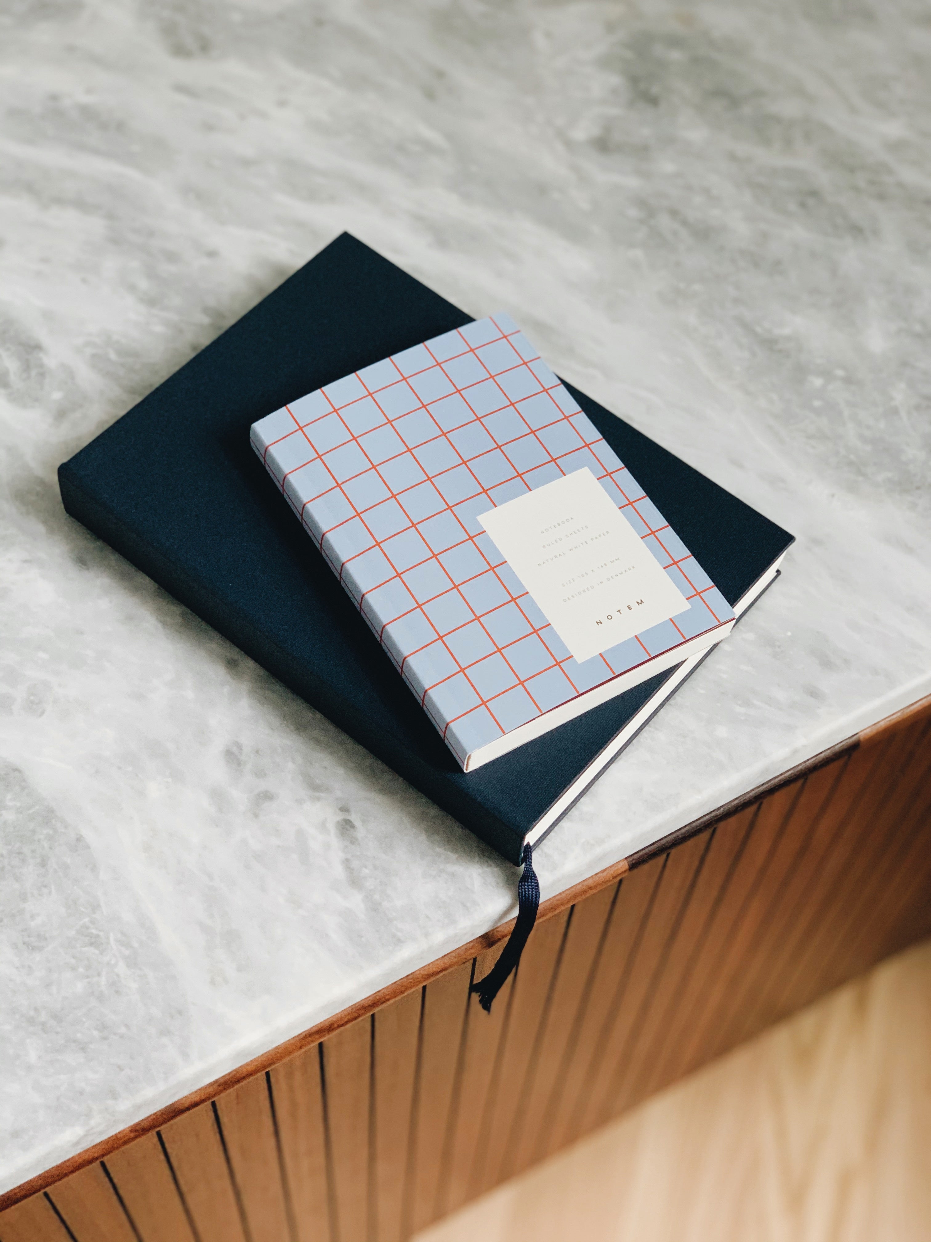 UMA Flat Lay notesbog, small - Light Blue
