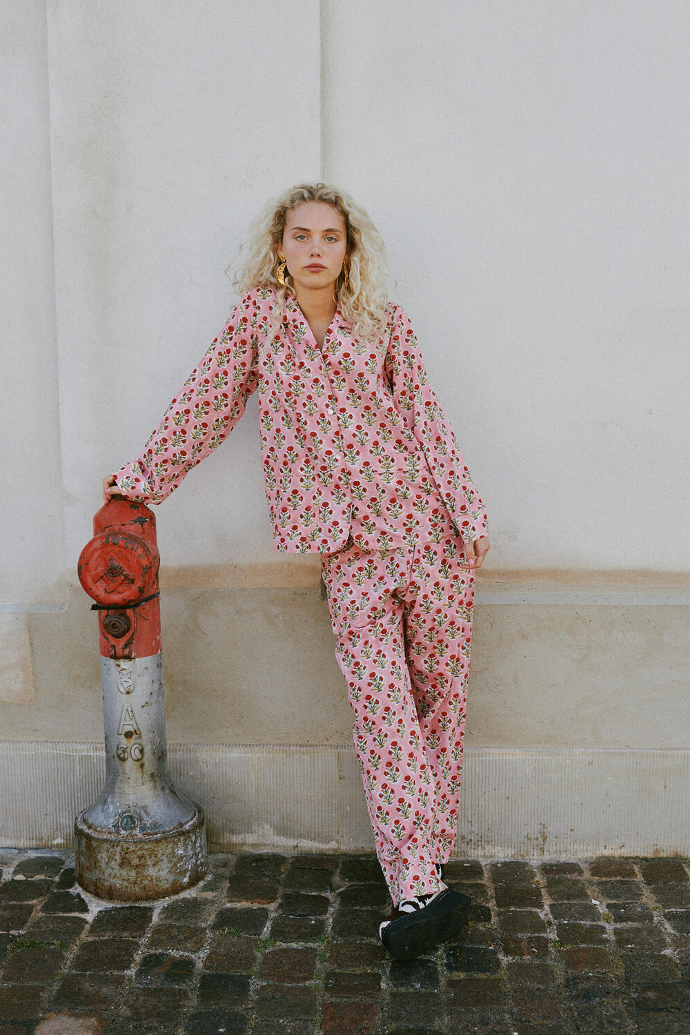 Nuit pyjamassæt - Cherry Flower