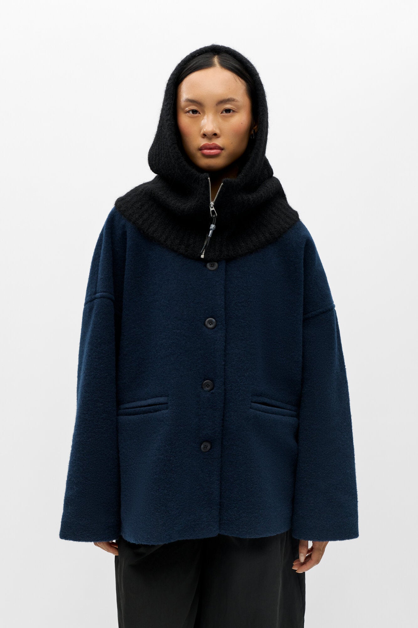 Milu Zip balaclava – sort