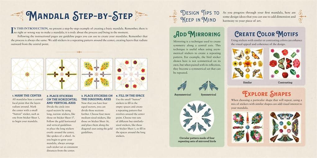 The Antiquarian Mandala klistermærkebog