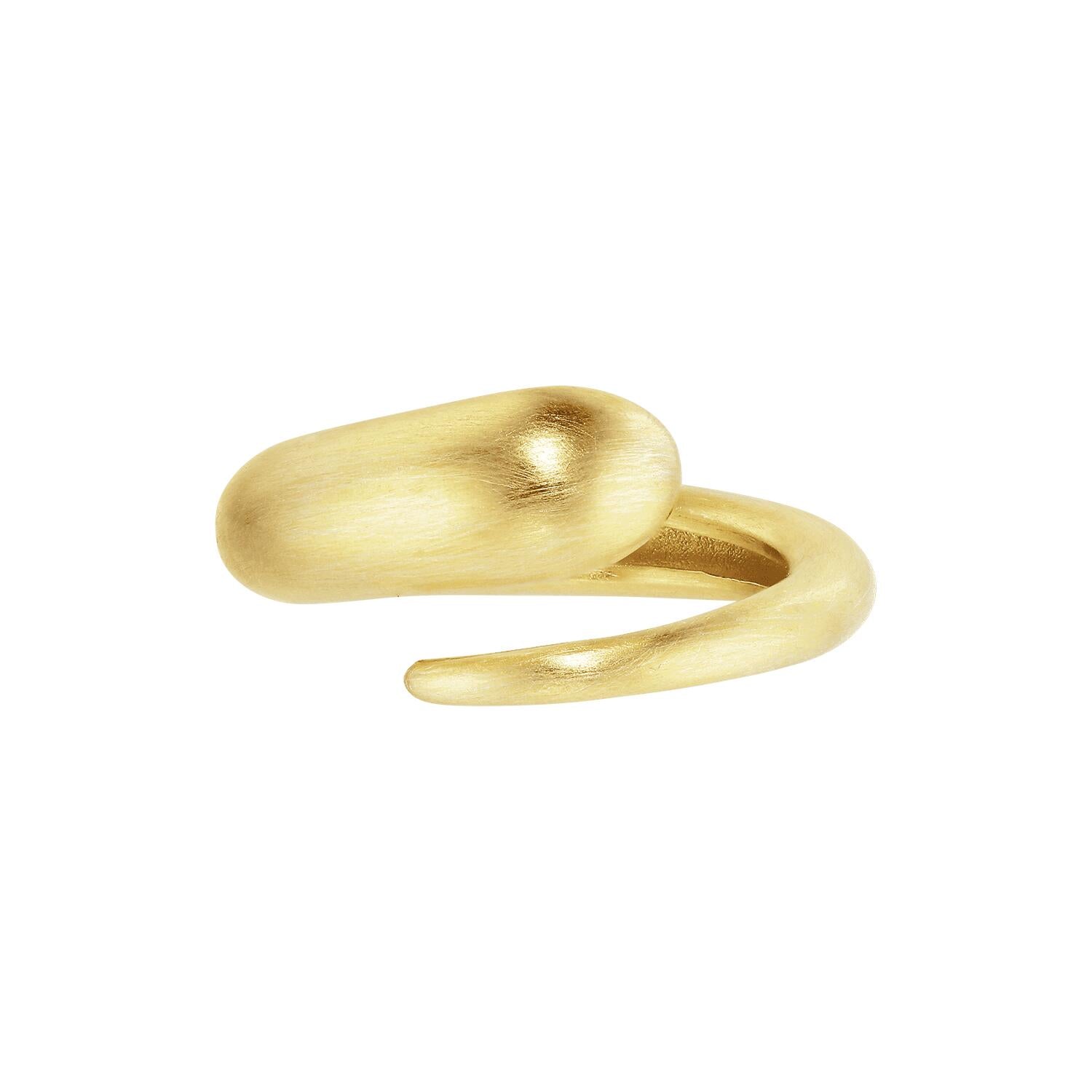 Orbis Drop ring - forgyldt