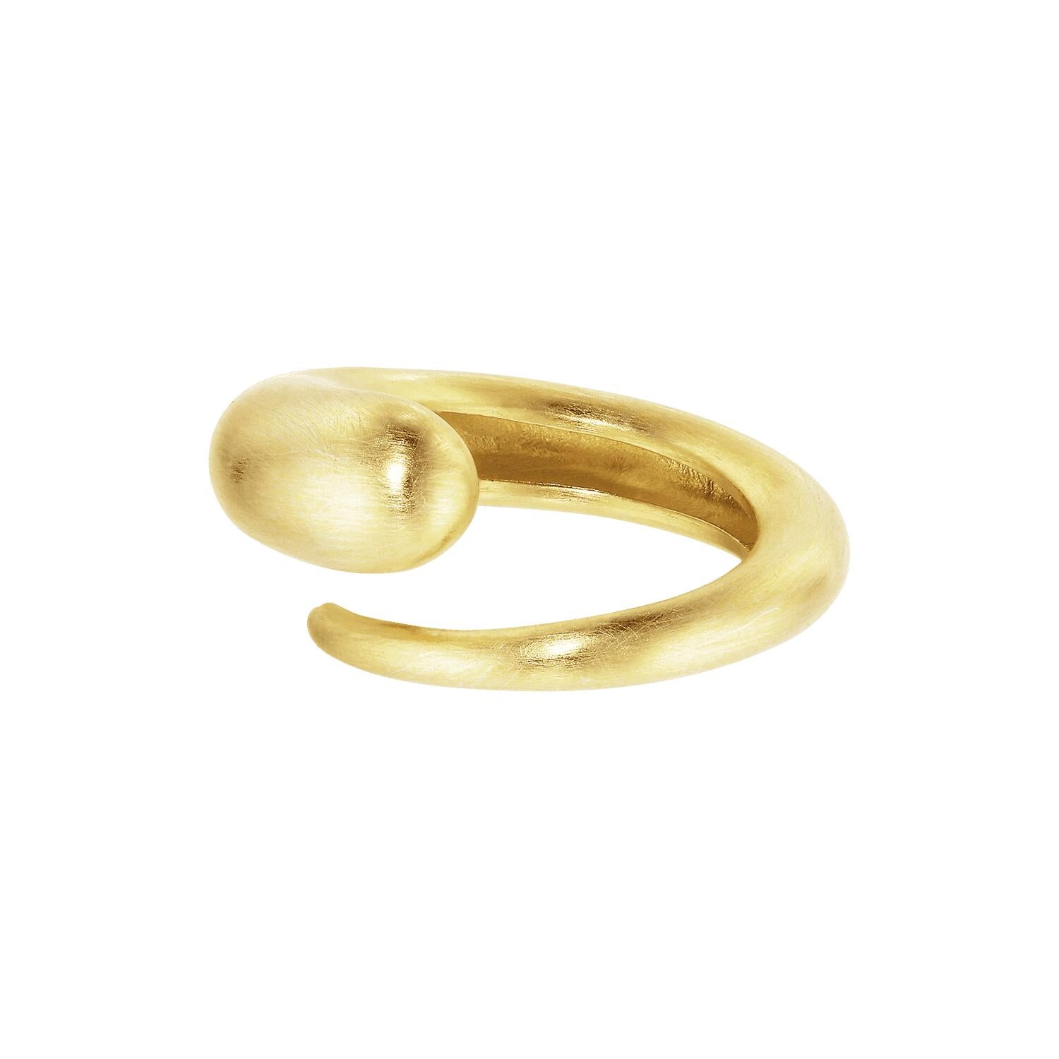 Orbis Drop ring - forgyldt
