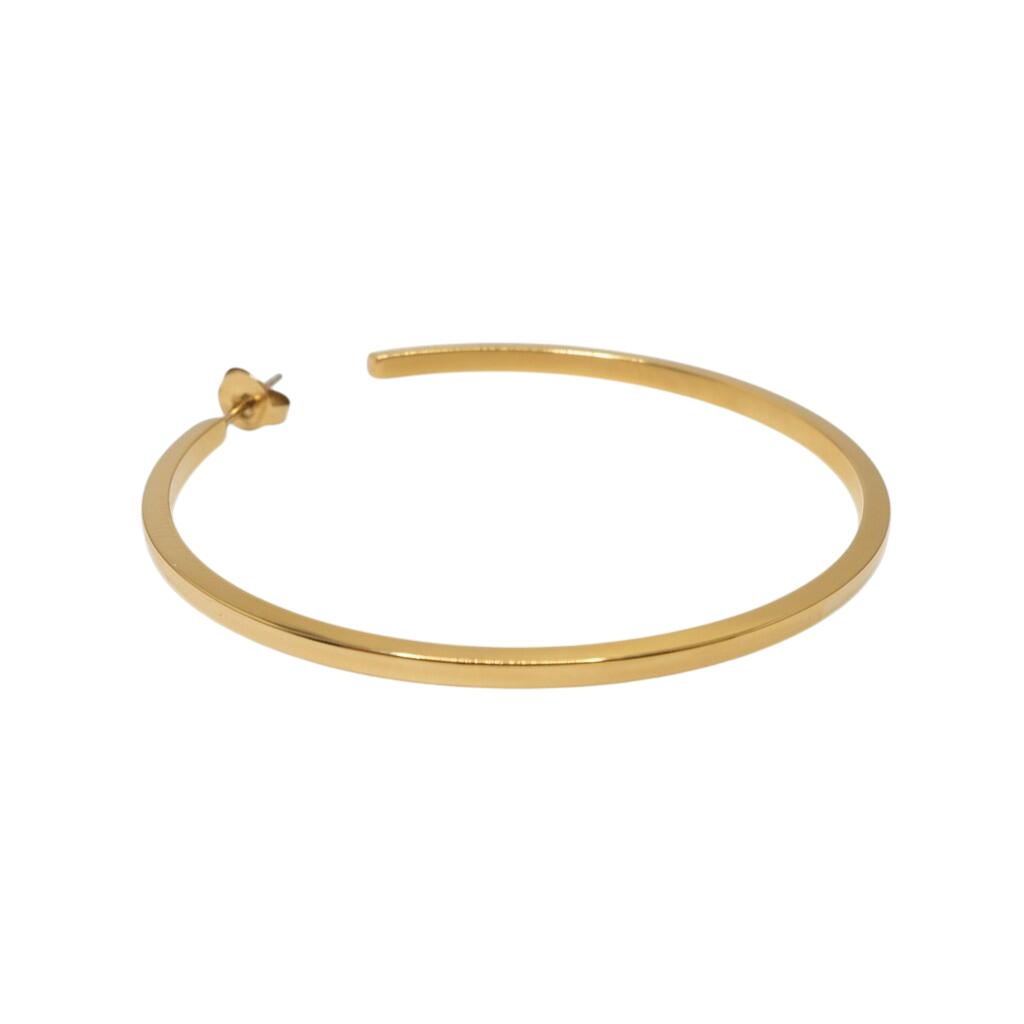 Olympia hoop, Ø2,7 cm - forgyldt