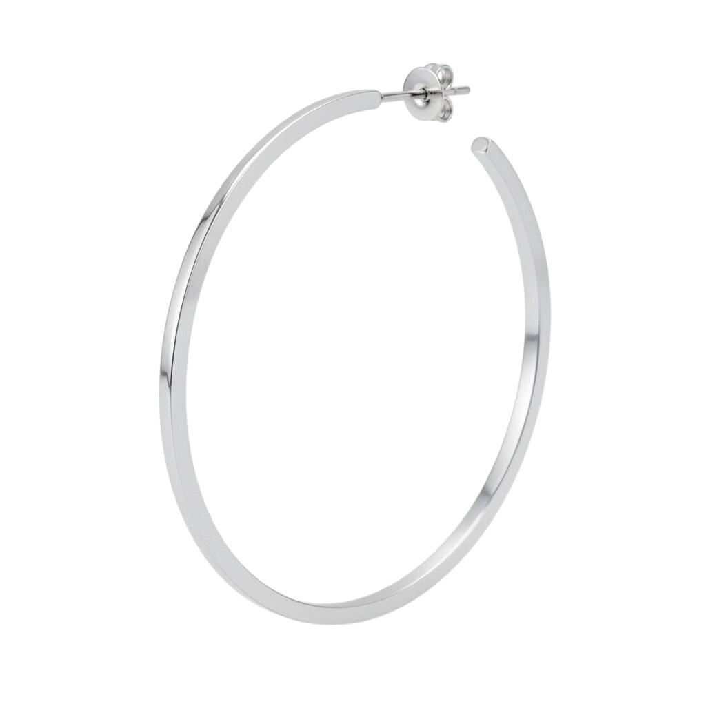 Olympia hoop, Ø4,3 cm - sølvfarvet