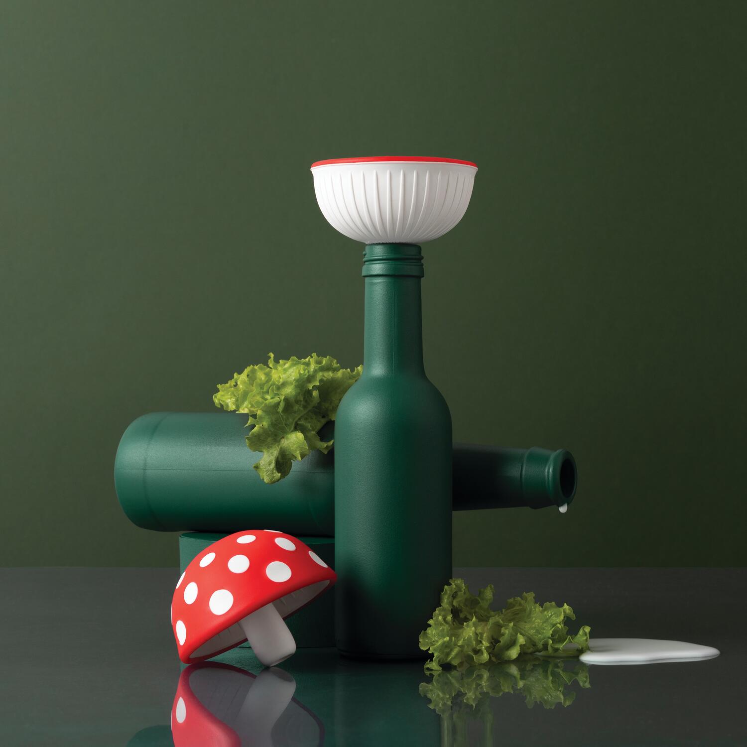 Magic Mushroom tragt - rød