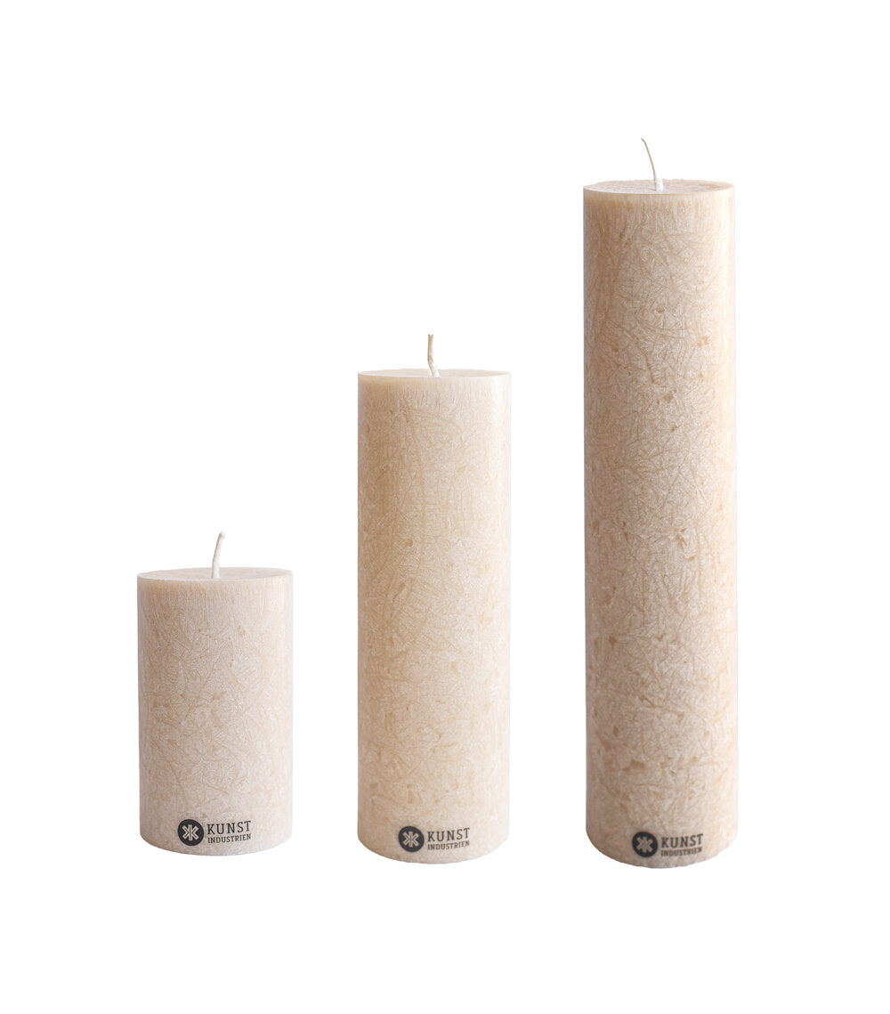 Olivenvoks bloklys, sand - 3 stk.