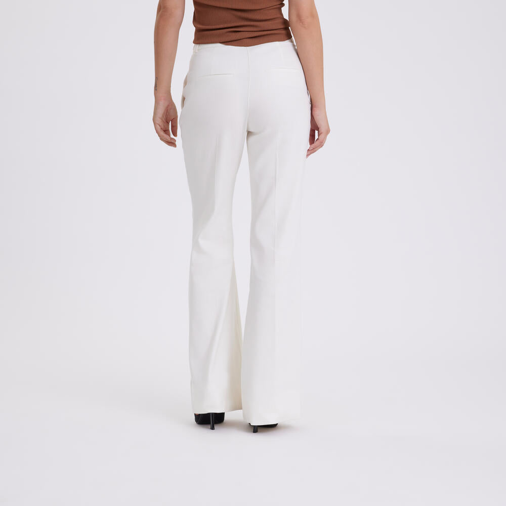 Olivia Long hørbukser - Cream White