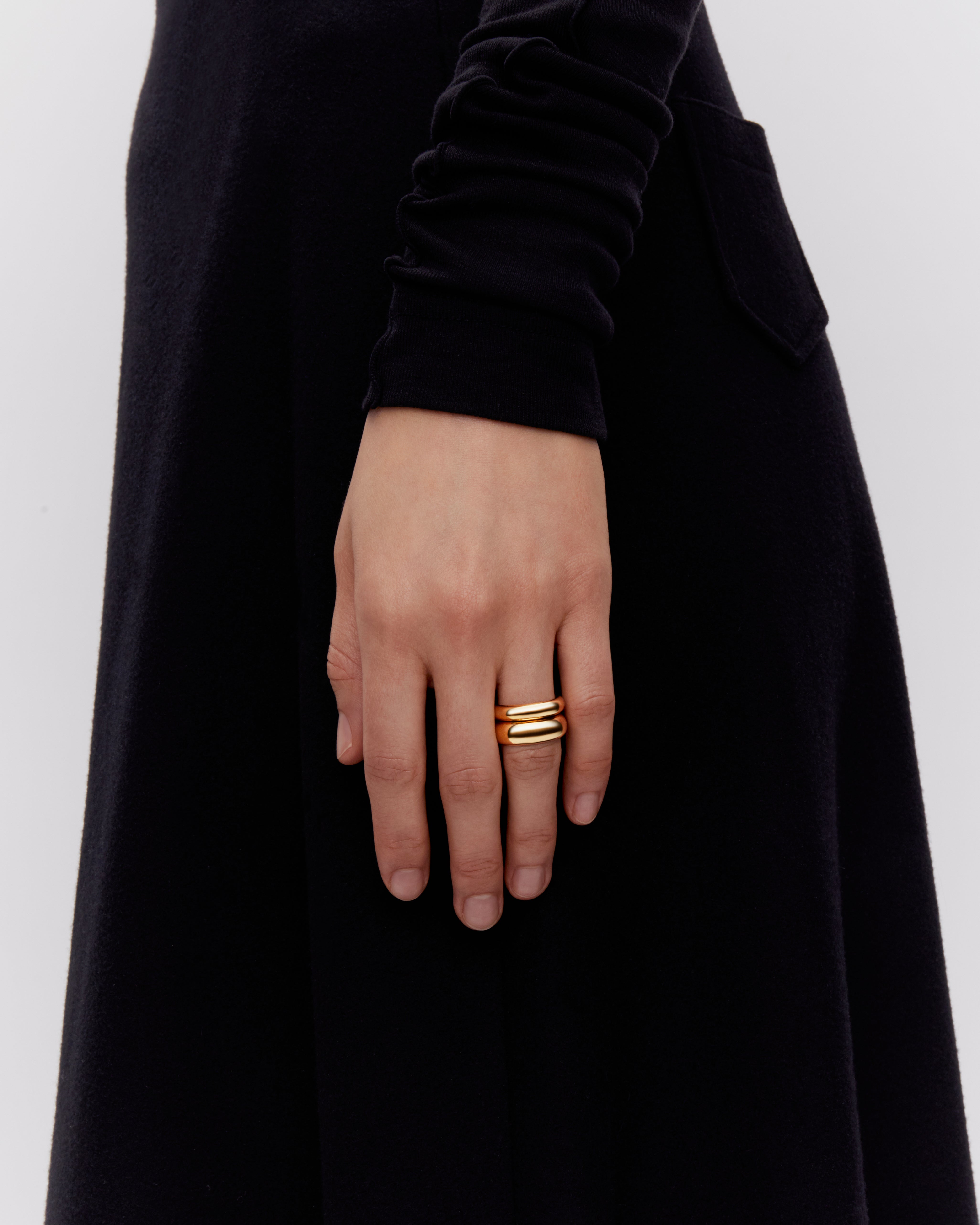 Omotesando Chunky ring - forgyldt