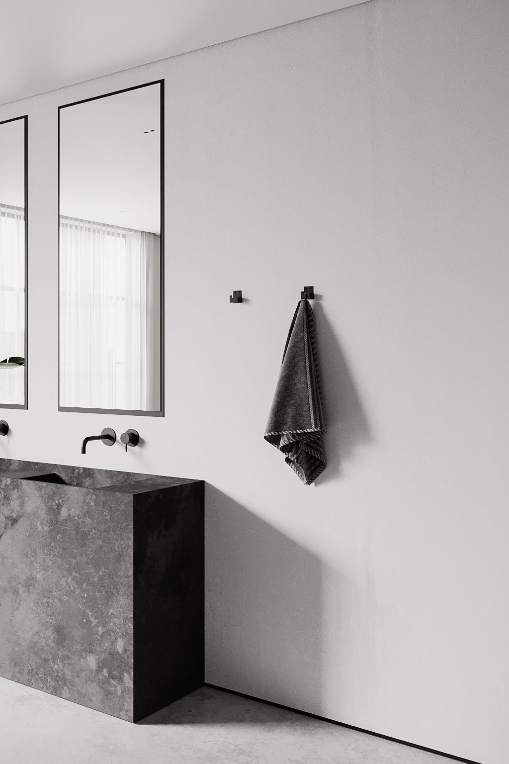 Bath krog, 2 stk - sort