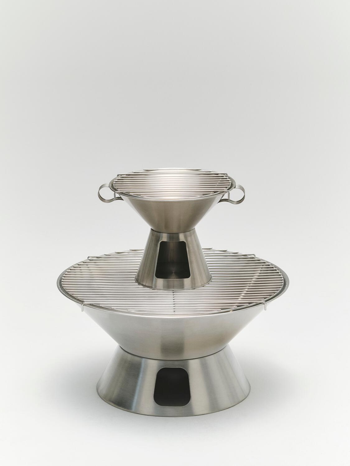 x Jasper Morrison grill - Stainless Steel