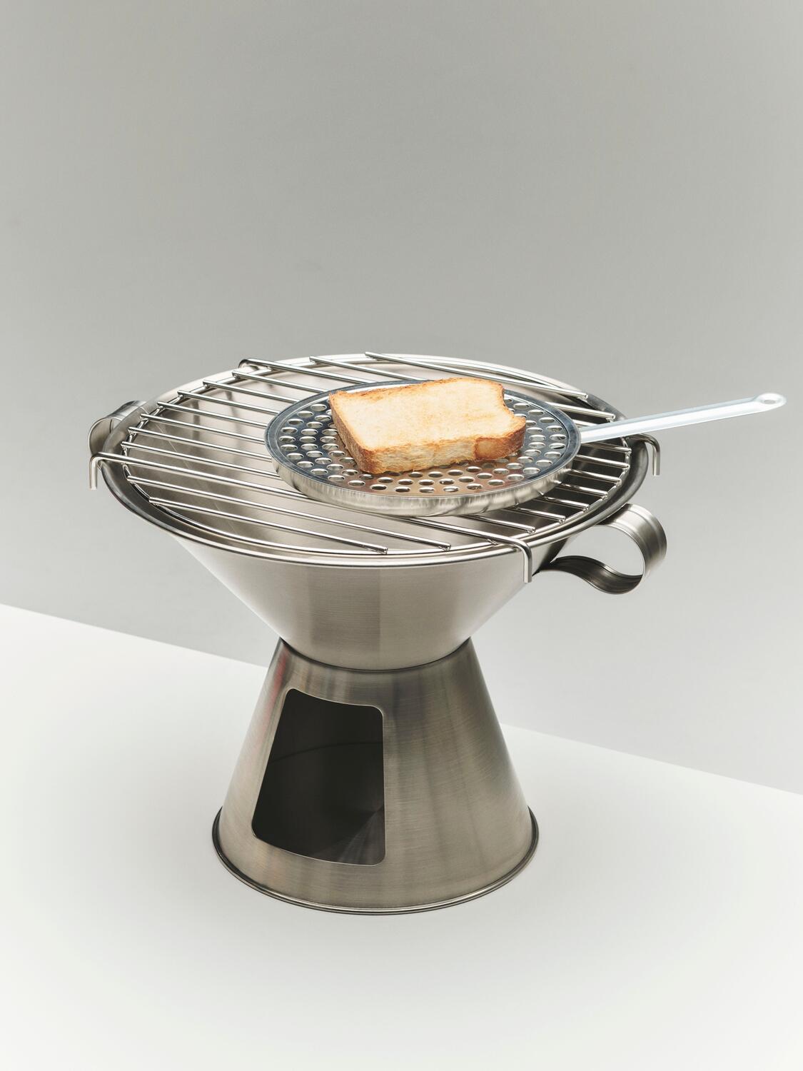 x Jasper Morrison grill - Stainless Steel