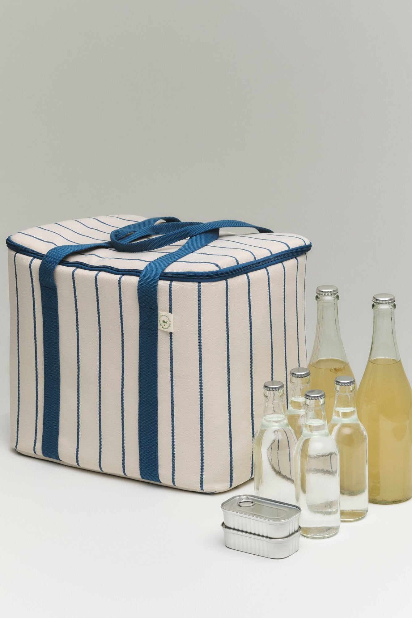 x Jasper Morrison køletaske - Beige with blue stripe
