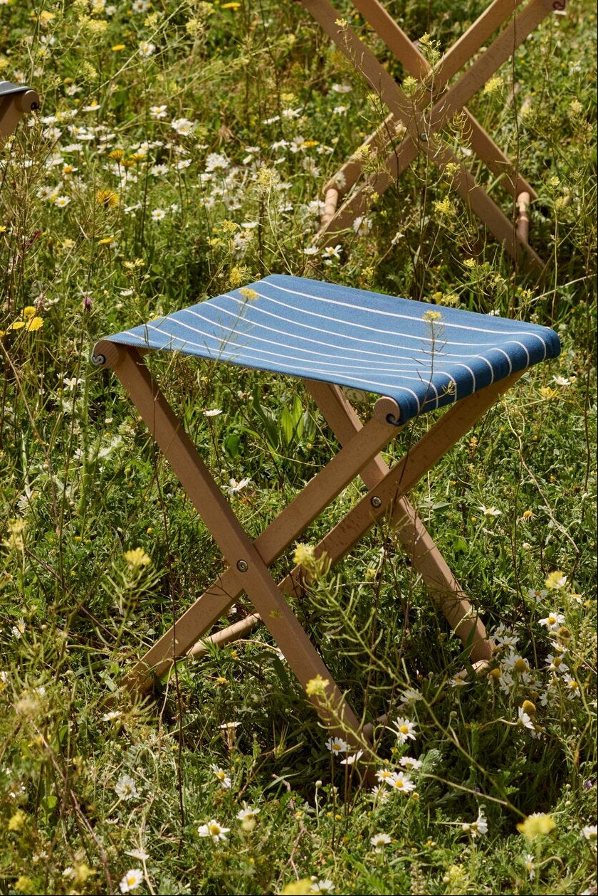 x Jasper Morrison foldeskammel - Blue with beige stripe