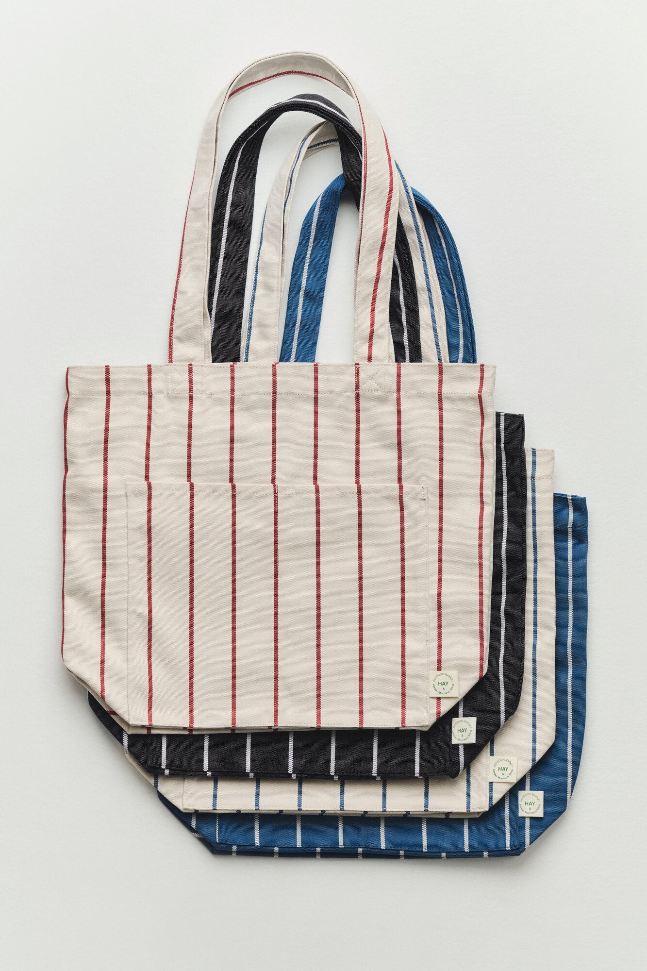 x Jasper Morrison Tote Bag - Beige with red stripe