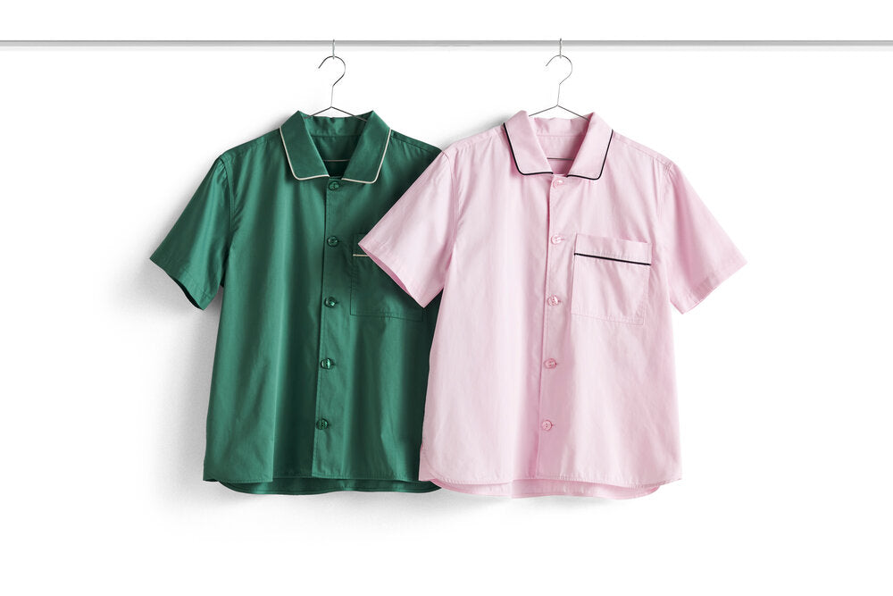 Outline Pyjama S/S natskjorte - Soft Pink