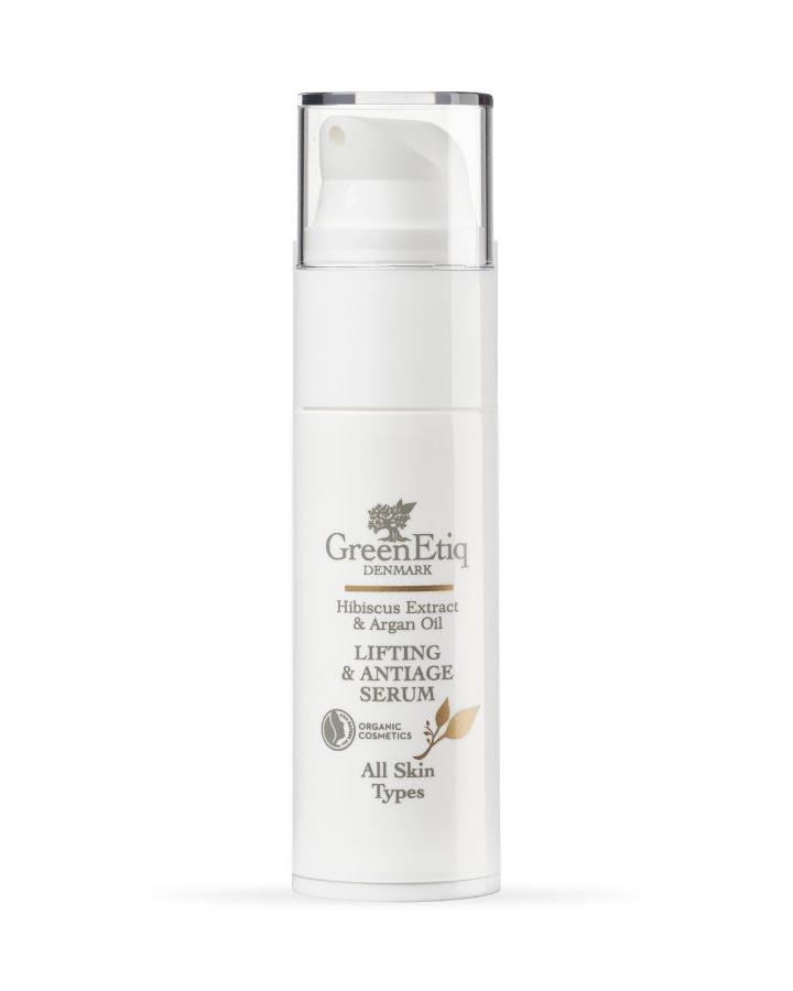 Lifting & Anti Age +40 år Hibiscus & Argan Oil serum - 30 ml.
